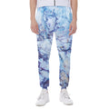 Blue Marble Print Joggers