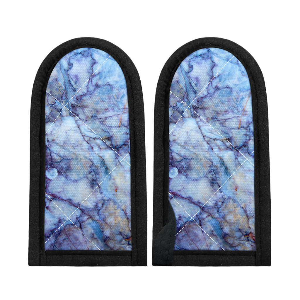 Blue Marble Print Skillet Handle Cover