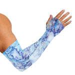 Blue Marble Print Sun Protection Arm Sleeves