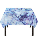 Blue Marble Print Tablecloth
