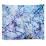 Blue Marble Print Tapestry