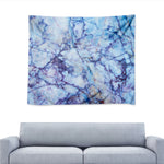 Blue Marble Print Tapestry