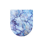 Blue Marble Print Toilet Lid Cover
