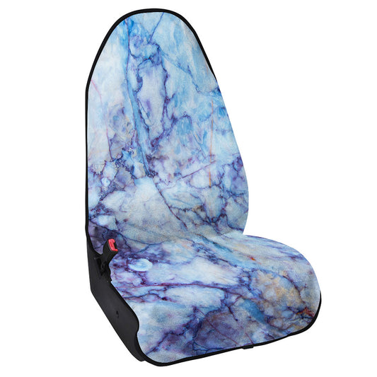 Blue Marble Print Waterproof Car Seat Cover