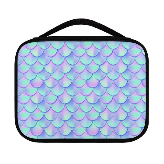 Blue Mermaid Scales Pattern Print Classic Bible Case