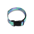 Blue Mermaid Scales Pattern Print Dog Collar