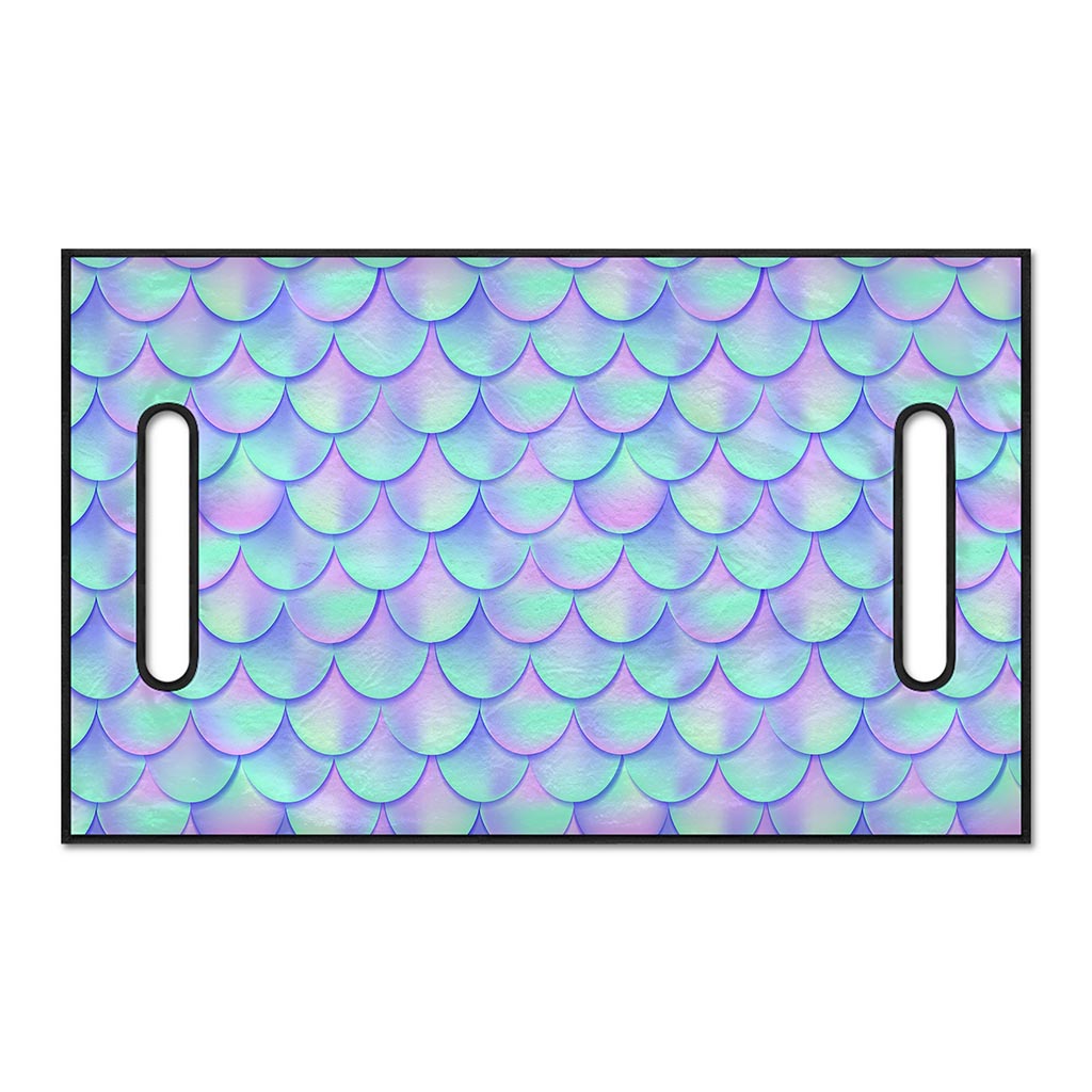 Blue Mermaid Scales Pattern Print Golf Cart Seat Cover