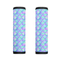Blue Mermaid Scales Pattern Print Handle Covers