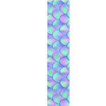Blue Mermaid Scales Pattern Print Table Runner