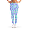 Blue Mermaid Scales Pattern Print Women's Leggings