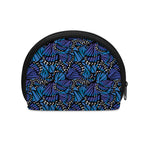 Blue Monarch Butterfly Wings Print Coin Purse