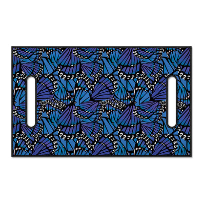 Blue Monarch Butterfly Wings Print Golf Cart Seat Cover