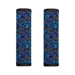 Blue Monarch Butterfly Wings Print Handle Covers