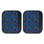 Blue Monarch Butterfly Wings Print Handle Covers