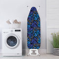 Blue Monarch Butterfly Wings Print Ironing Board Cover
