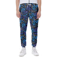 Blue Monarch Butterfly Wings Print Joggers