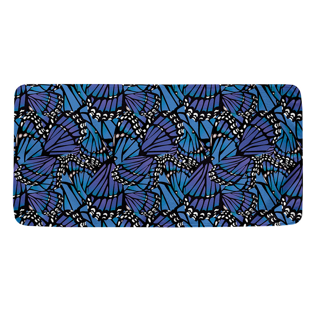 Blue Monarch Butterfly Wings Print Towel