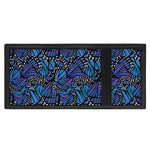 Blue Monarch Butterfly Wings Print Trifold Wallet