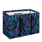 Blue Monarch Butterfly Wings Print Utility Tote Bag