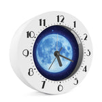 Blue Moon Print Alarm Clock