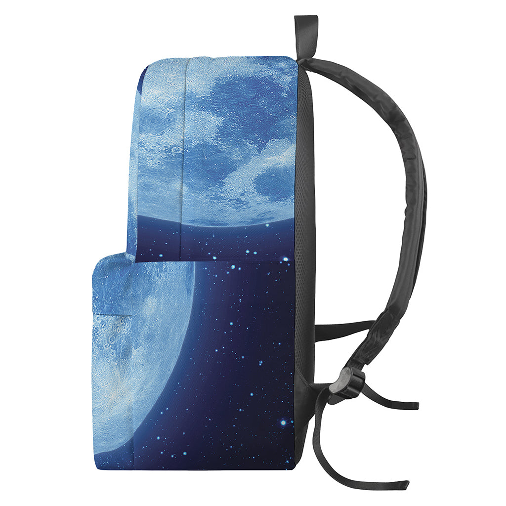 Blue Moon Print Backpack