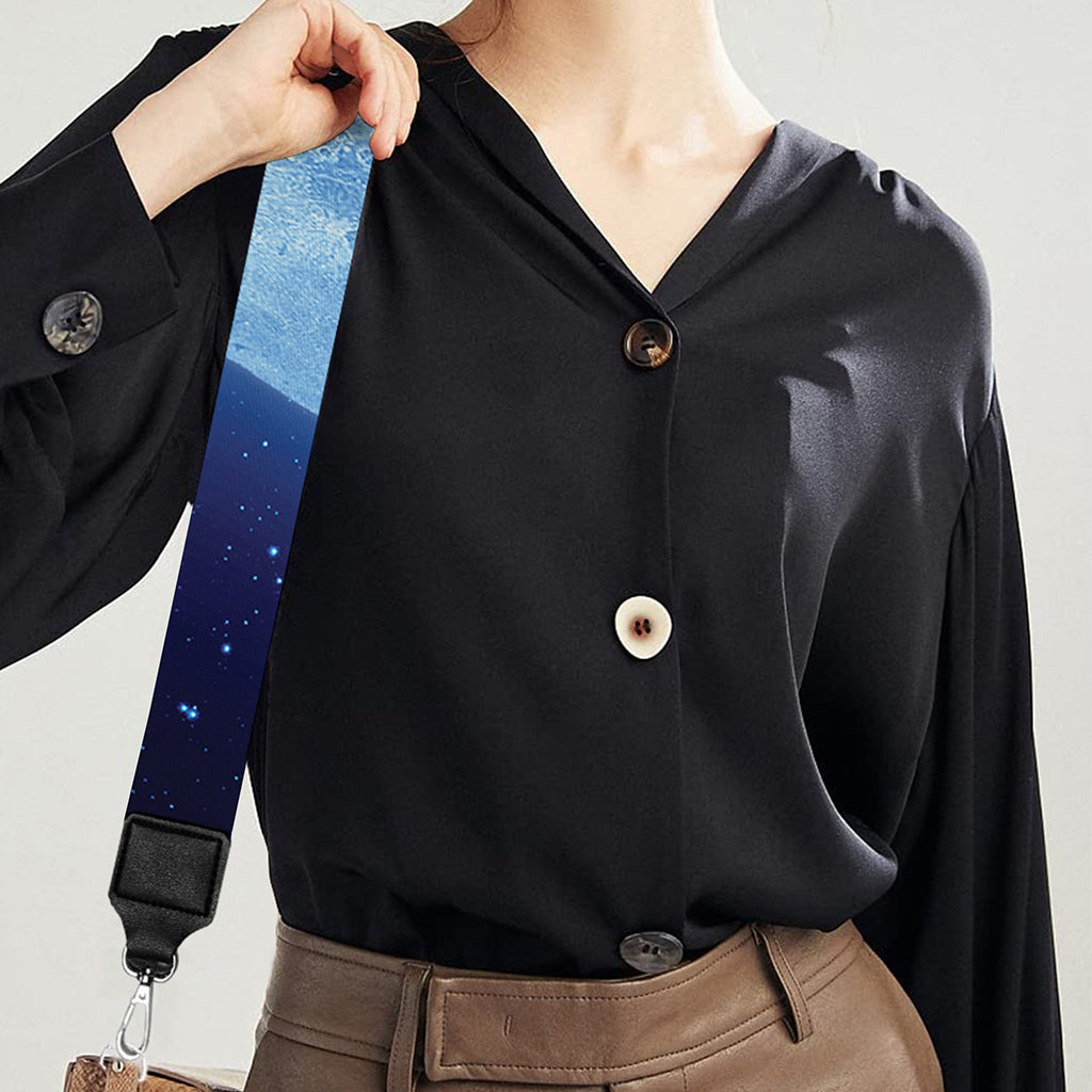 Blue Moon Print Bag Strap