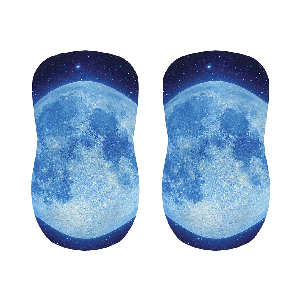 Blue Moon Print Bar Stool Covers