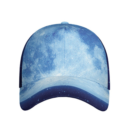 Blue Moon Print Baseball Cap