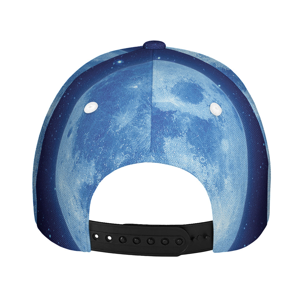 Blue Moon Print Baseball Cap
