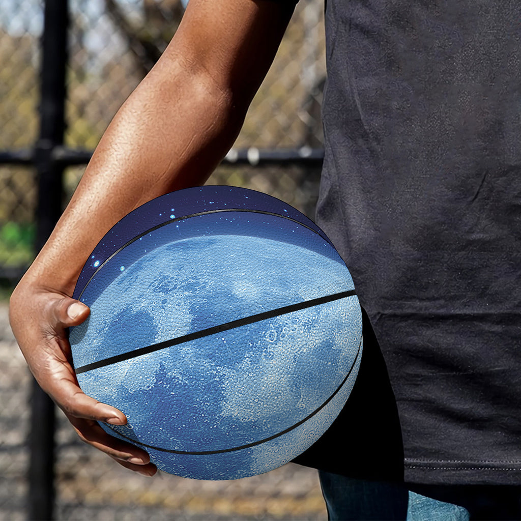 Blue Moon Print Basketball
