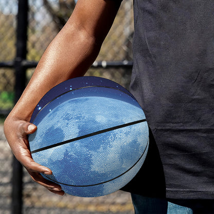 Blue Moon Print Basketball