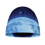 Blue Moon Print Beanie
