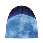 Blue Moon Print Beanie