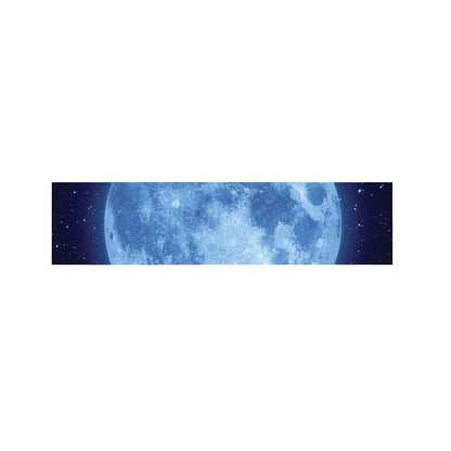 Blue Moon Print Bed Runner