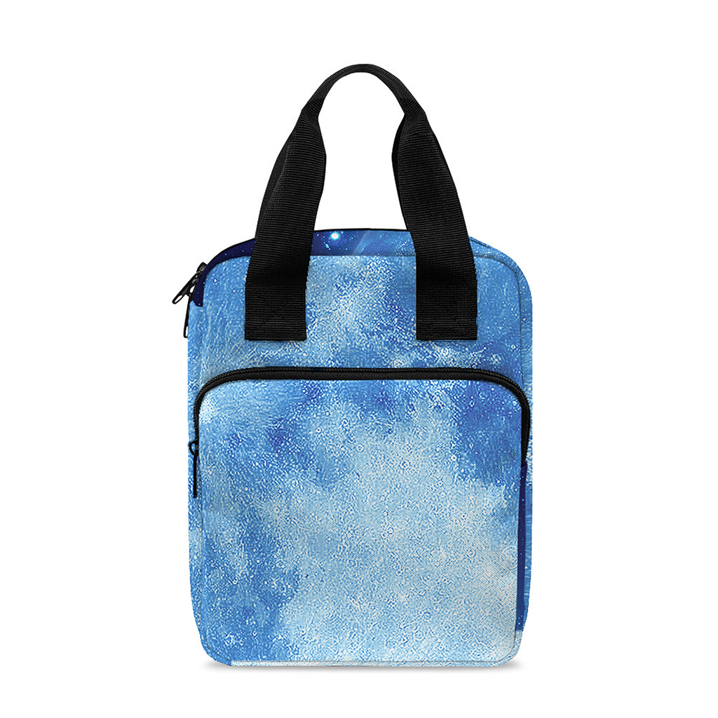 Blue Moon Print Bible Tote Bag
