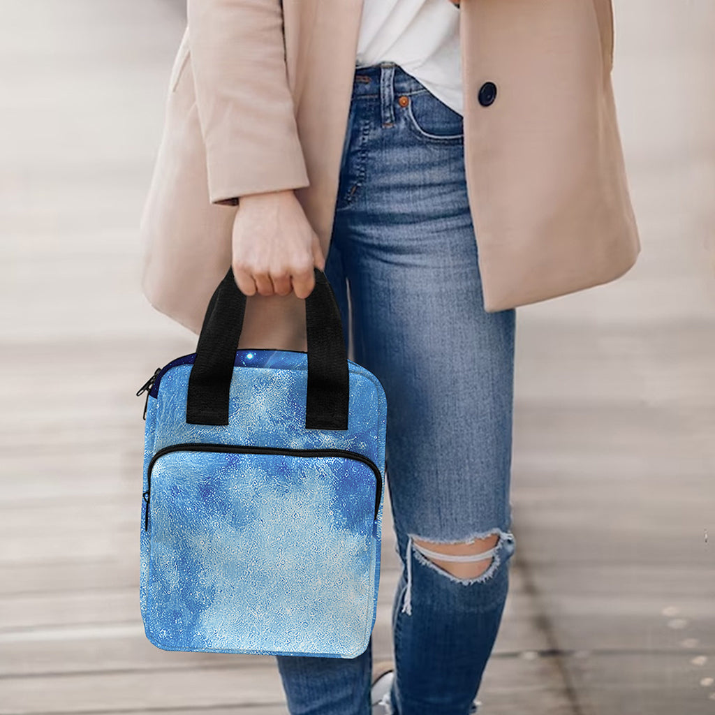 Blue Moon Print Bible Tote Bag