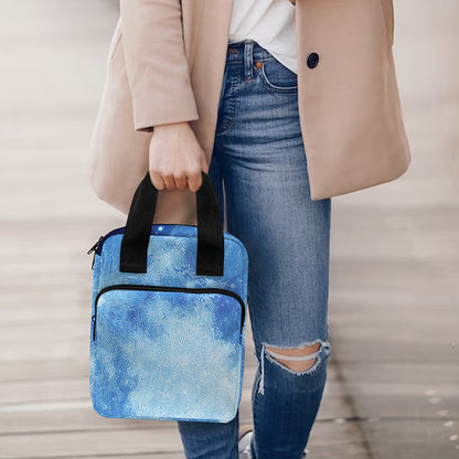 Blue Moon Print Bible Tote Bag