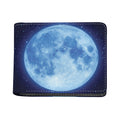 Blue Moon Print Bifold Wallet