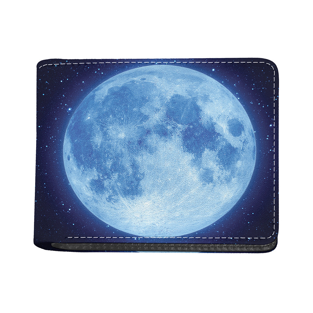 Blue Moon Print Bifold Wallet