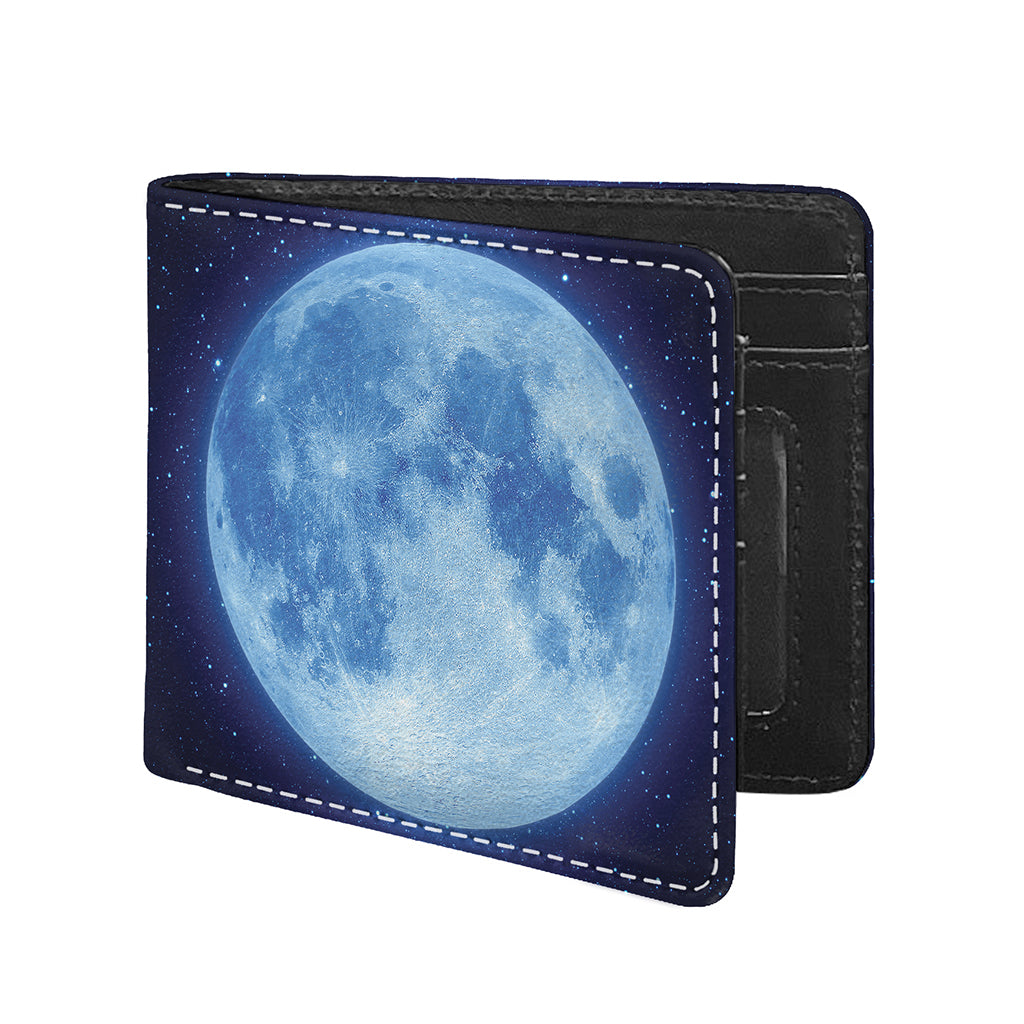 Blue Moon Print Bifold Wallet
