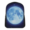Blue Moon Print Casual Backpack