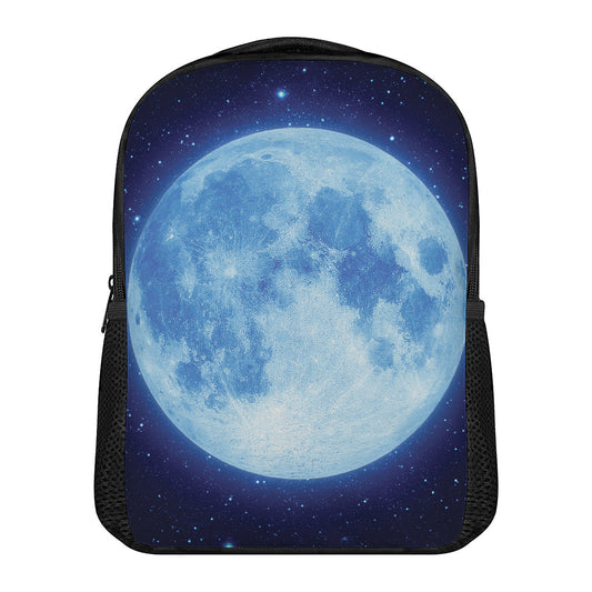 Blue Moon Print Casual Backpack