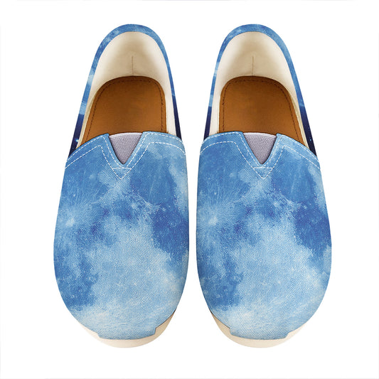 Blue Moon Print Casual Shoes