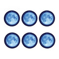 Blue Moon Print Coaster Set