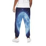 Blue Moon Print Cotton Pants