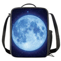 Blue Moon Print Crossbody Lunch Bag
