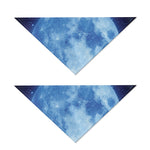 Blue Moon Print Dog Bandana