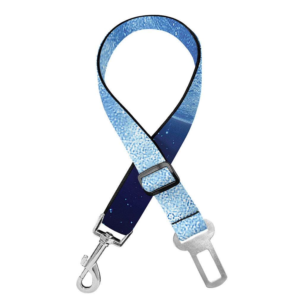 Blue Moon Print Dog Seat Belt