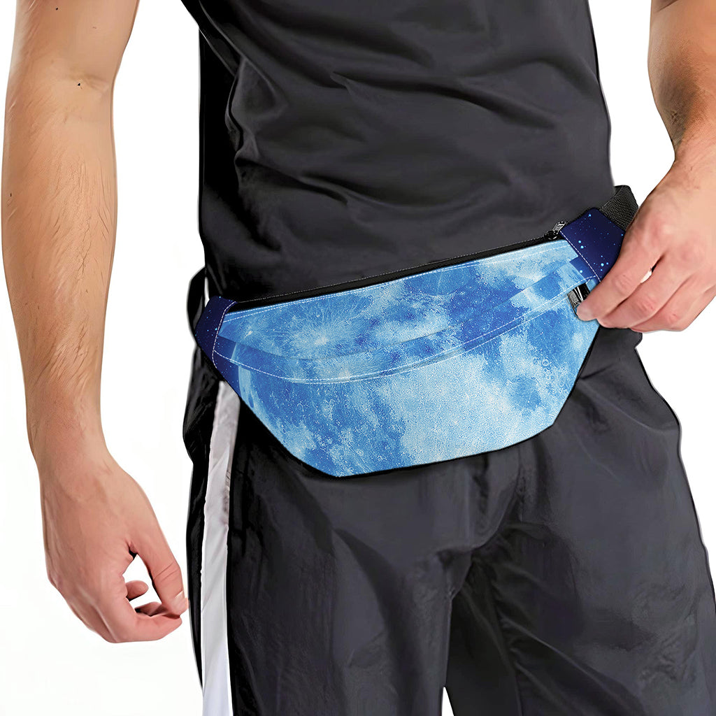 Blue Moon Print Fanny Pack
