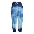 Blue Moon Print Fleece Lined Knit Pants